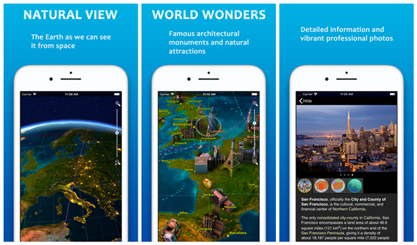  iOS限免应用app推荐：BeWeather 3，3D地球一世界地图集