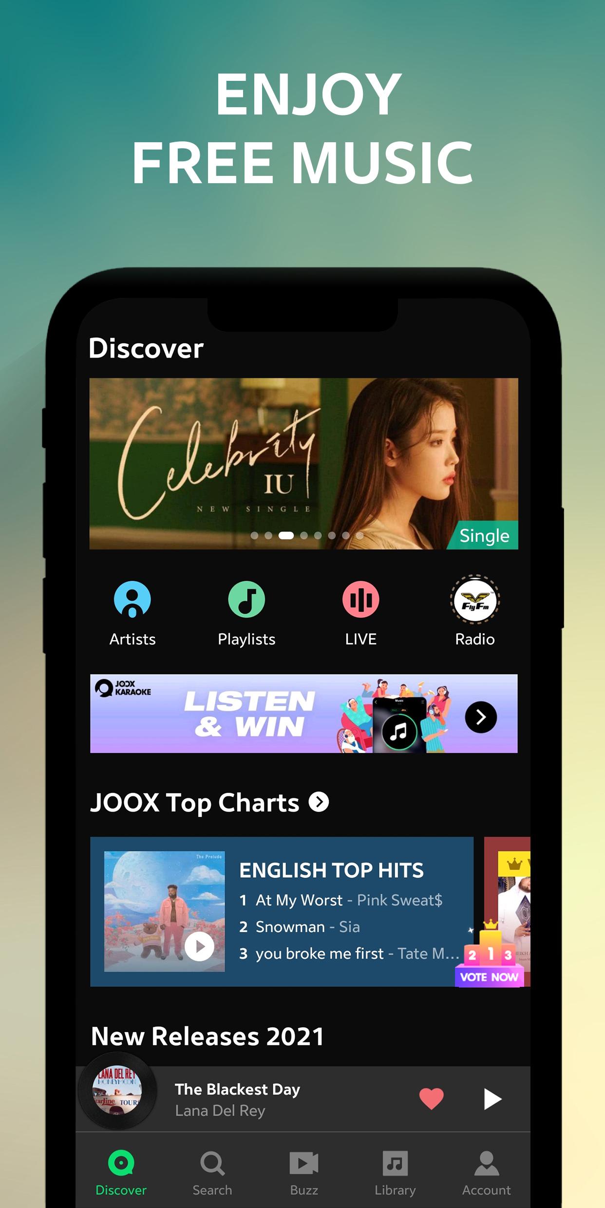 JOOX Musicapp截图