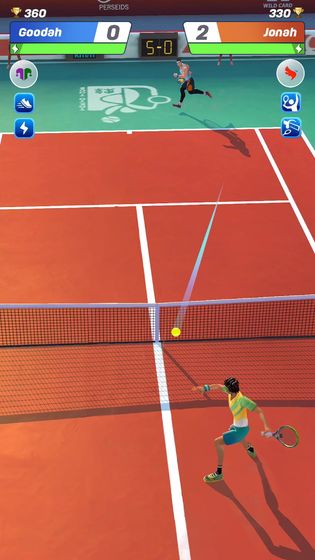 网球传奇：3D运动app截图