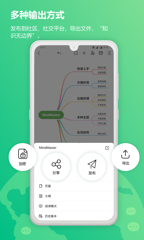 MindMaster思维导图app截图