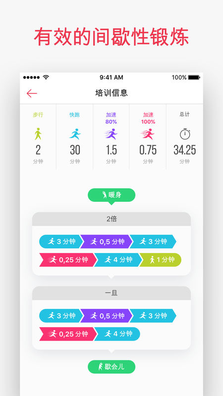 跑步瘦身安卓版app截图