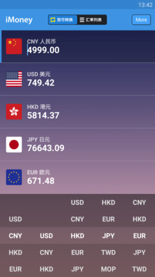 全球汇率转换app截图