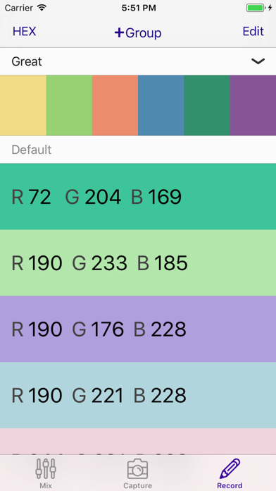 览色 - 易用的取色调色工具app截图