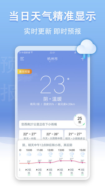 u天气预报官方版app截图