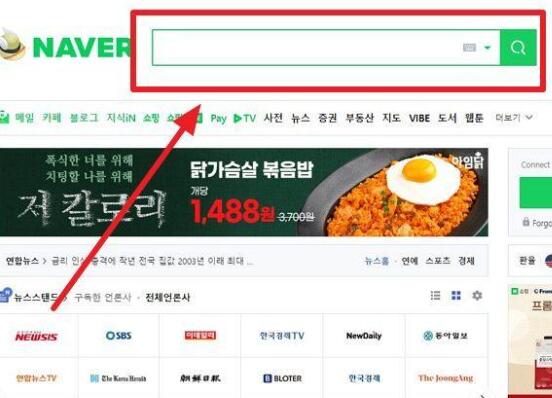 《Naver韩国搜索引擎》使用方法与步骤介绍