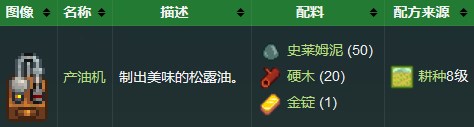 《星露谷物语》产油机使用方法详解