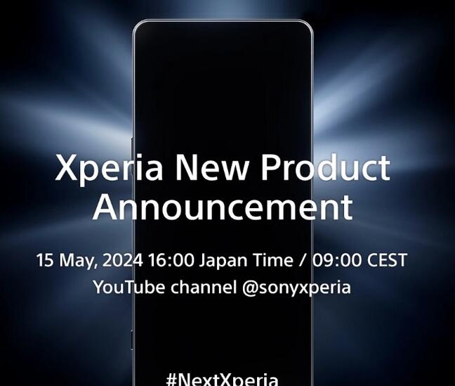 索尼宣布：5月15日将揭晓Xperia系列手机新品