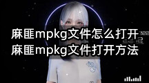 麻匪mpkg文件怎么打开(麻匪mpkg文件打开方法)