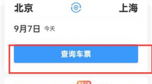 《铁路12306》车次查询方法