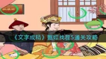 《文字成精》甄嬛找茬5通关攻略