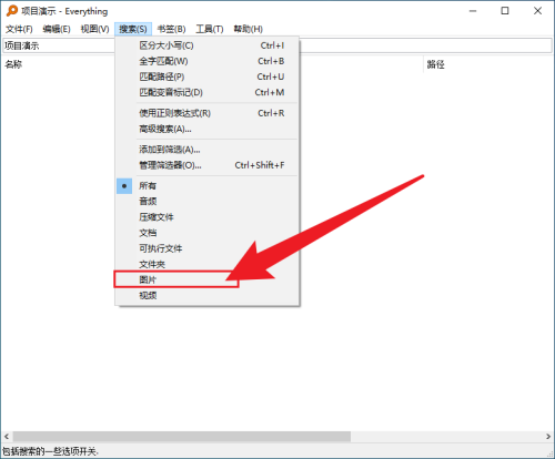 everything软件怎么查找图片（everything只搜图片设置操作步骤）
