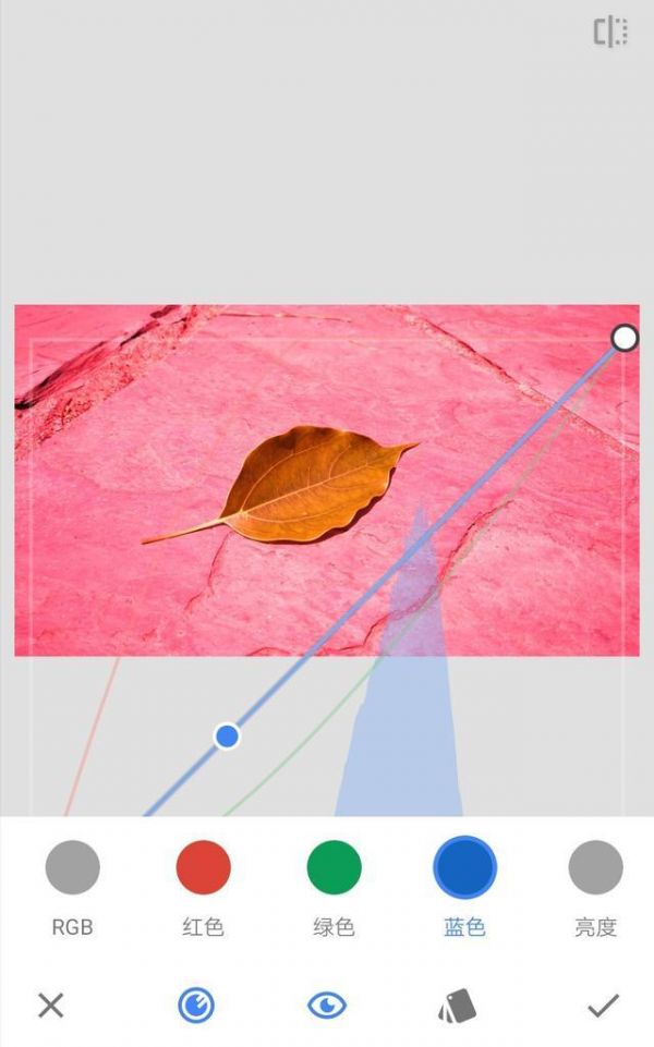 Snapseed怎么让叶子变色的操作方法