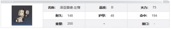 《钢岚》泽亚雷德机兵属性一览