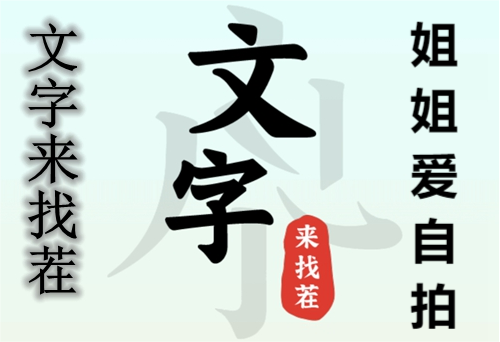 《文字来找茬》姐姐爱自拍通关攻略