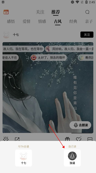 《诗音》如何朗读文章